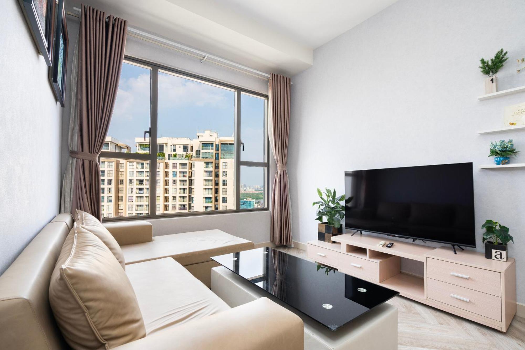 Double E Saigon Apartment In Rivergate Building Ho Şi Min Exterior foto