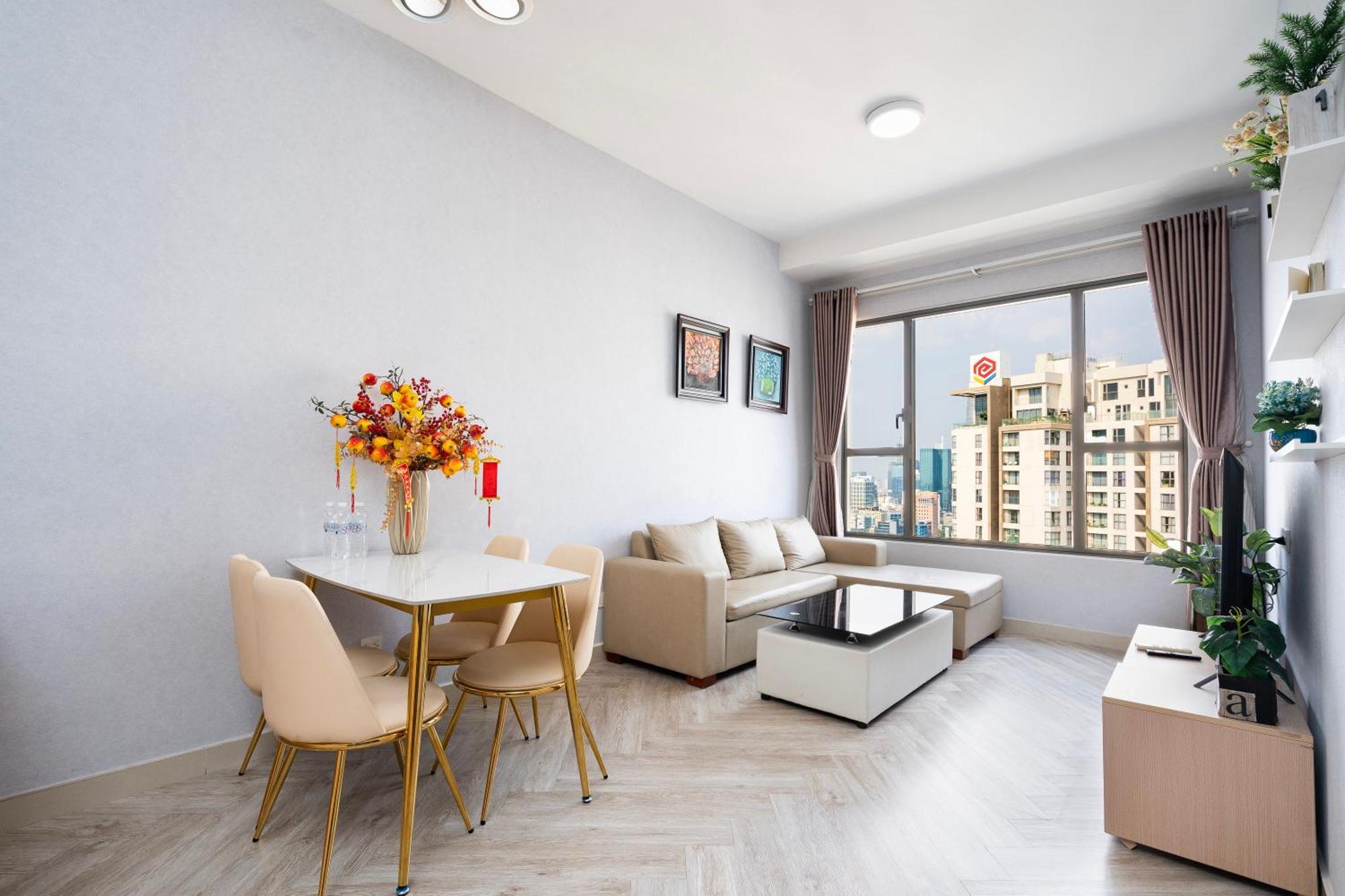 Double E Saigon Apartment In Rivergate Building Ho Şi Min Exterior foto