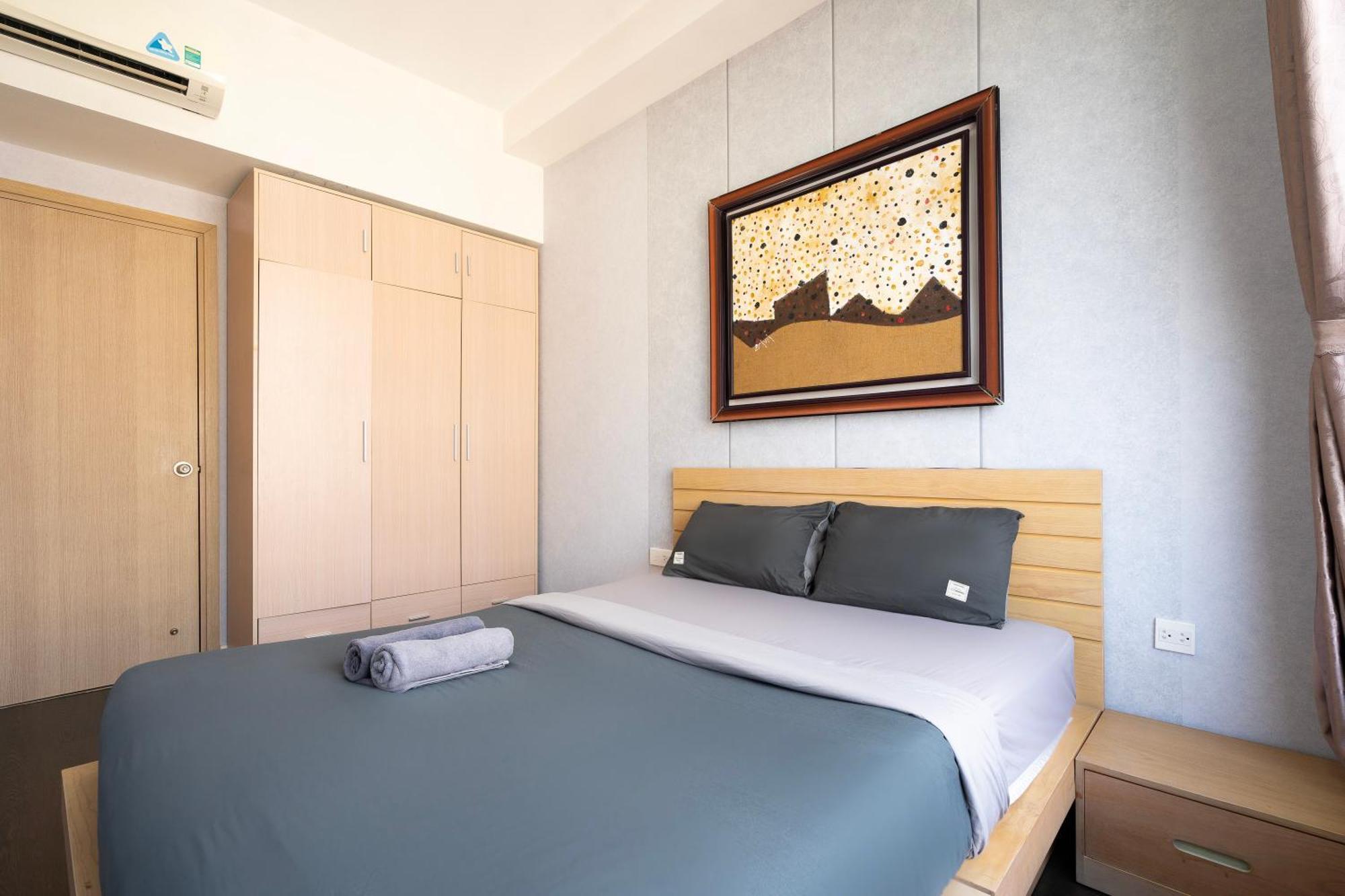 Double E Saigon Apartment In Rivergate Building Ho Şi Min Exterior foto
