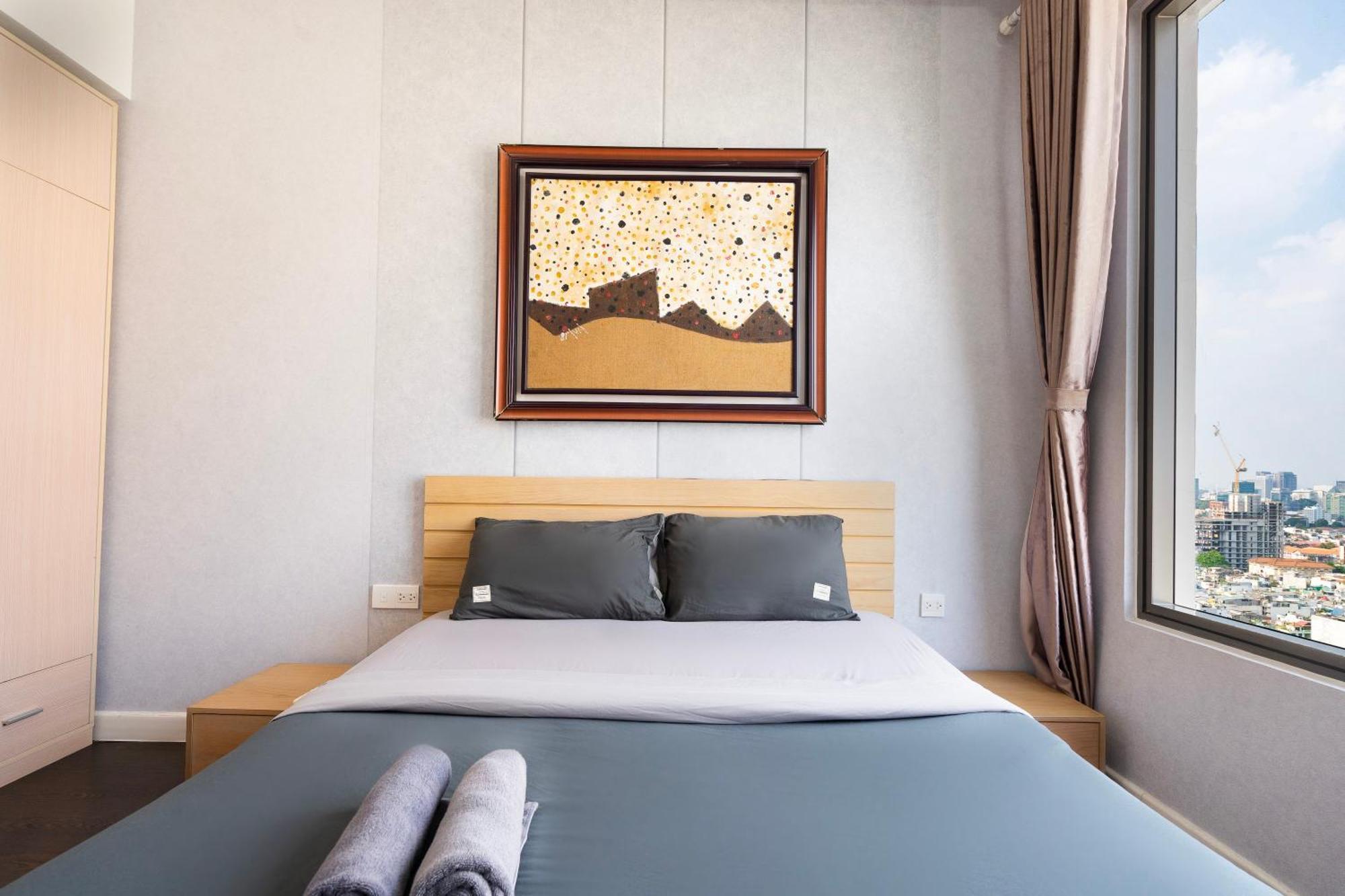 Double E Saigon Apartment In Rivergate Building Ho Şi Min Exterior foto