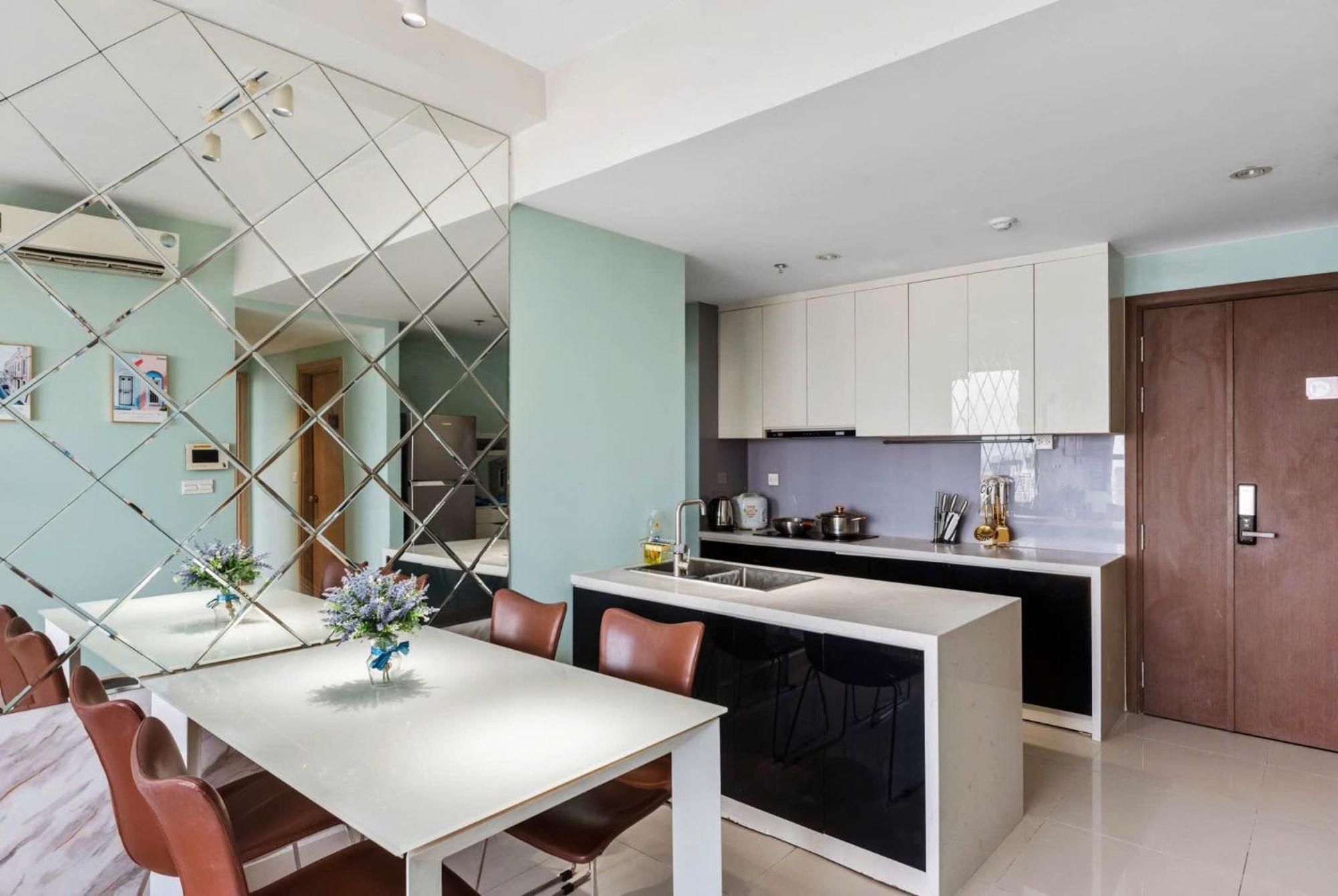 Double E Saigon Apartment In Rivergate Building Ho Şi Min Exterior foto