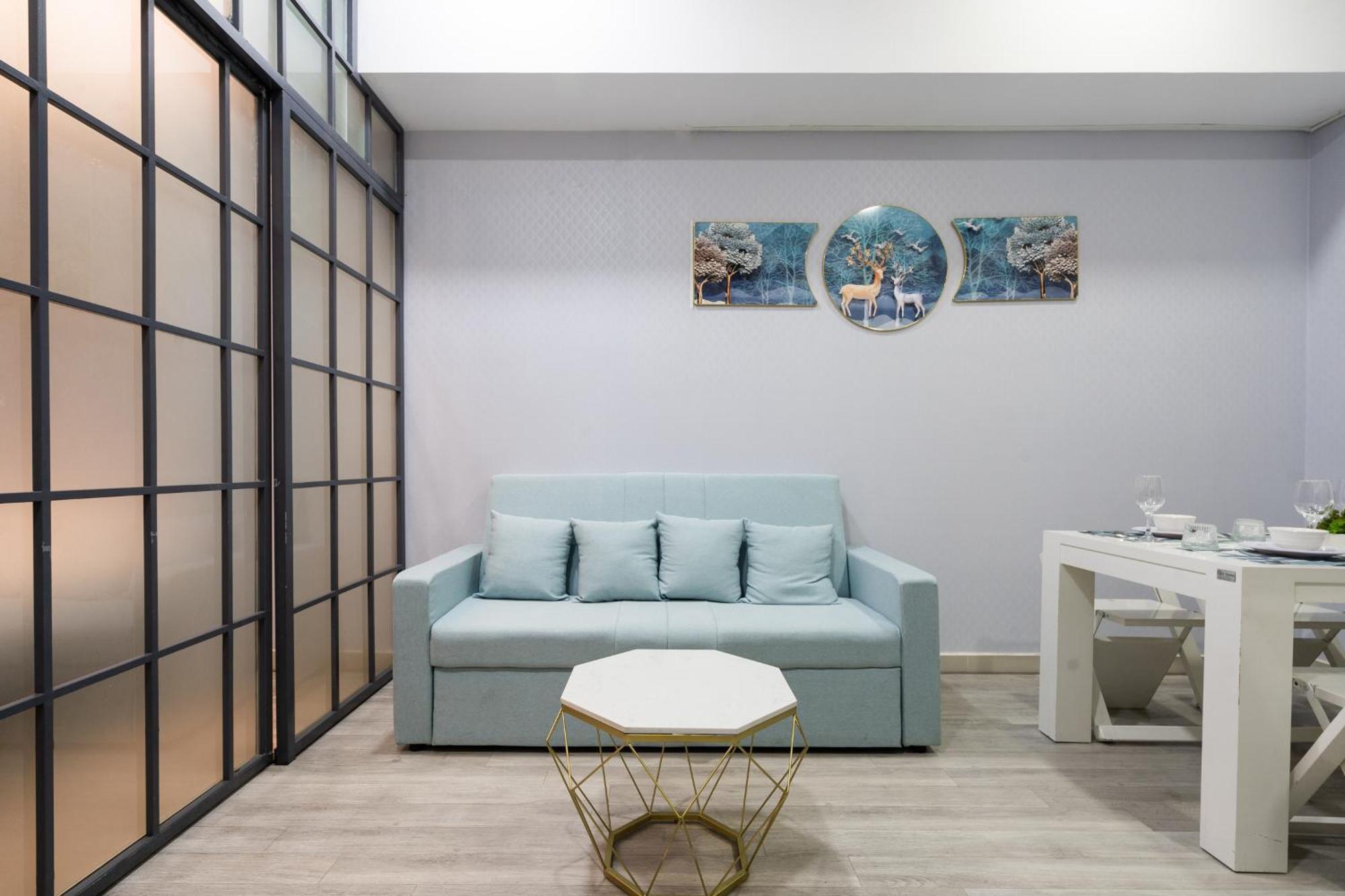 Double E Saigon Apartment In Rivergate Building Ho Şi Min Exterior foto