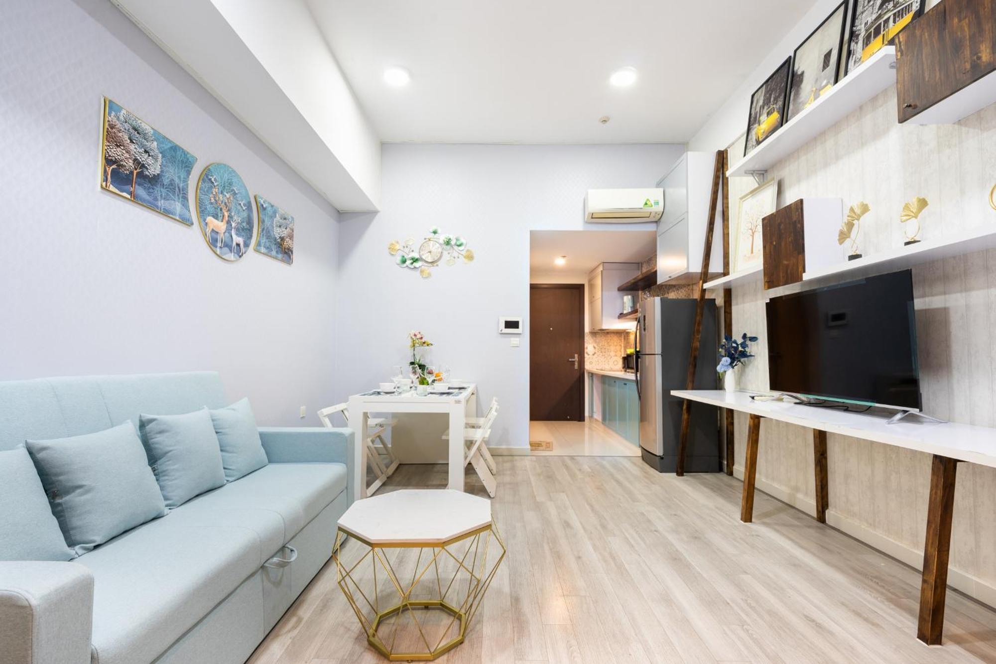 Double E Saigon Apartment In Rivergate Building Ho Şi Min Exterior foto