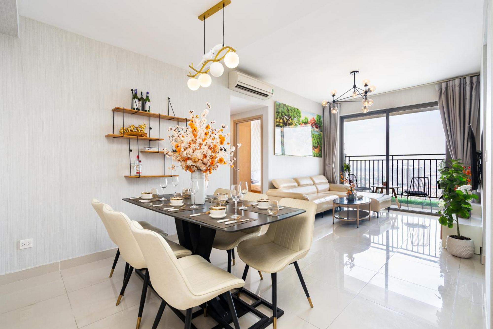 Double E Saigon Apartment In Rivergate Building Ho Şi Min Exterior foto