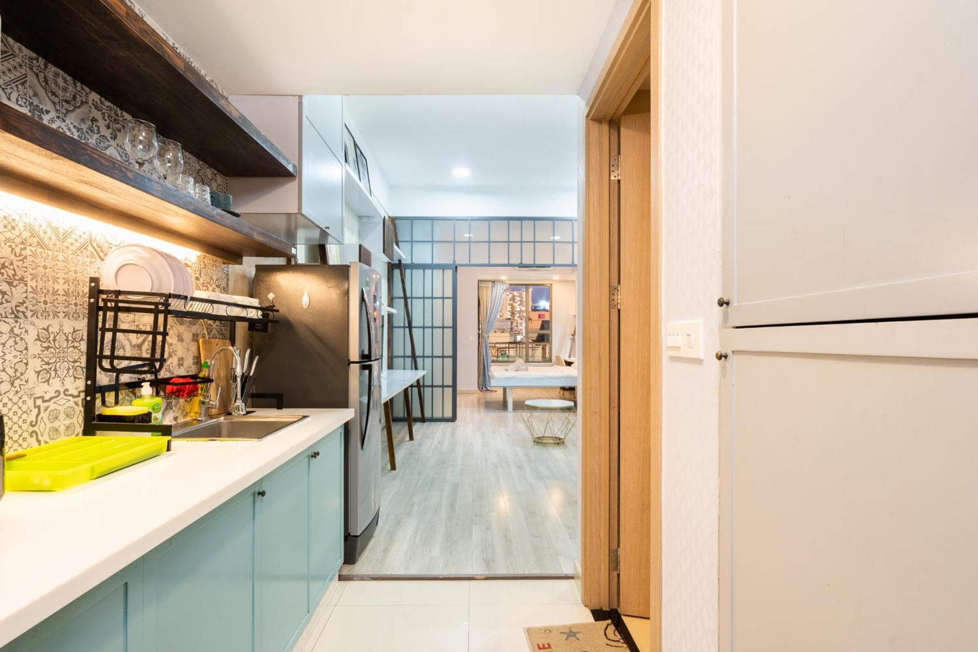 Double E Saigon Apartment In Rivergate Building Ho Şi Min Exterior foto
